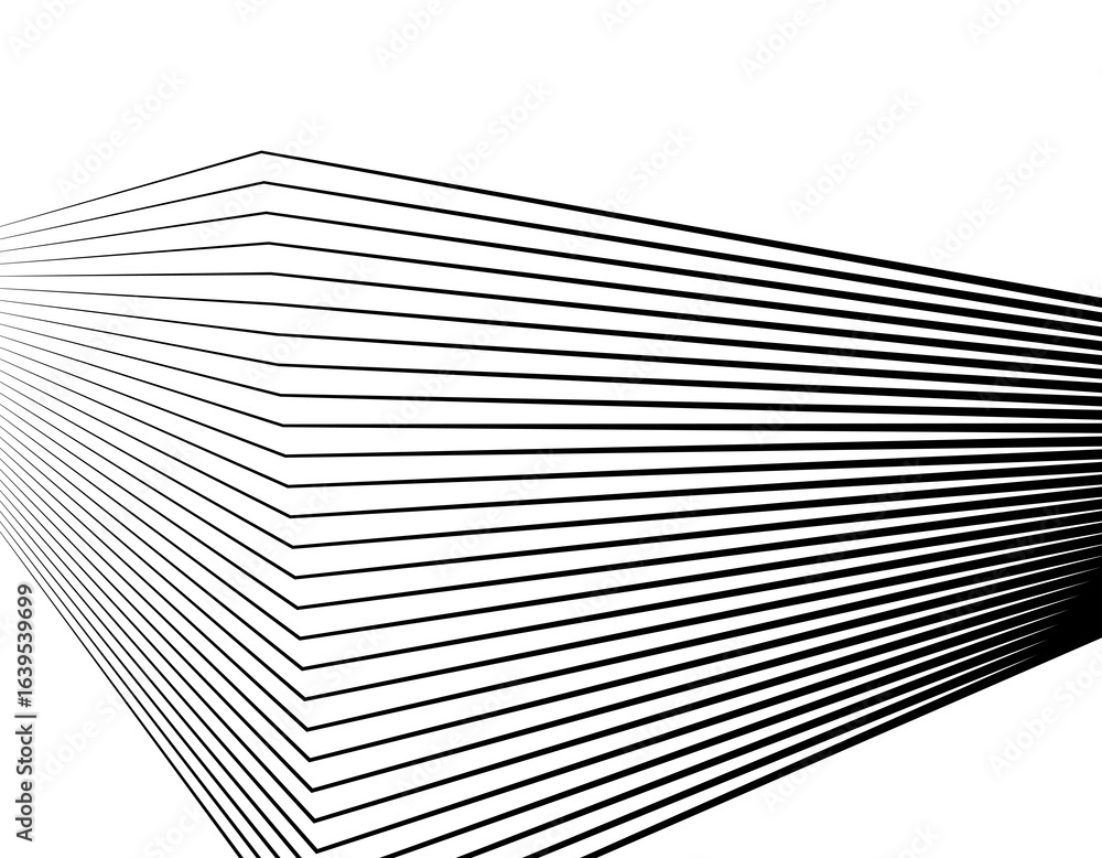 Poster white black color. linear background. design elements. poligonal lines. protective layer for banknot