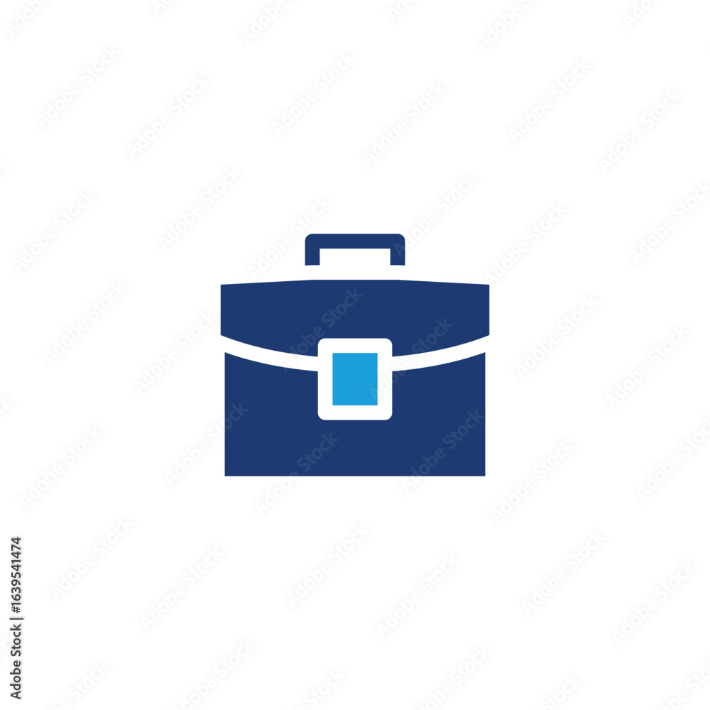 Aufkleber work bag colored icon vector design good for web or mobile app