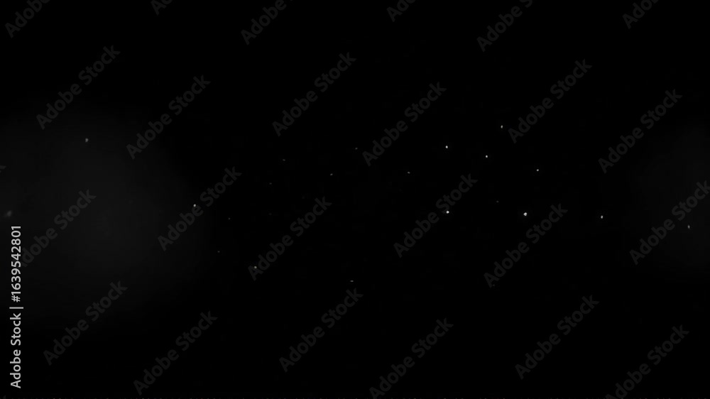 Poster black background with dust particles overlay effect for video editing and motion graphics assets