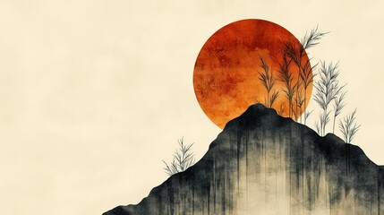 Minimalist vector logo, beige brown abstract line art, white background, small leaf with organic shapes, natural earth tone brand design