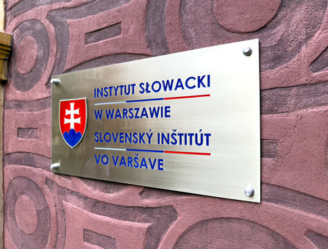 Instytut słowacki w Warszawie. Slovensky Institut vo Varsave.