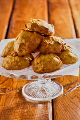 fresh baked pumpkin banana cookies