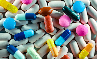 Composition with a variety of pharmaceutical pills