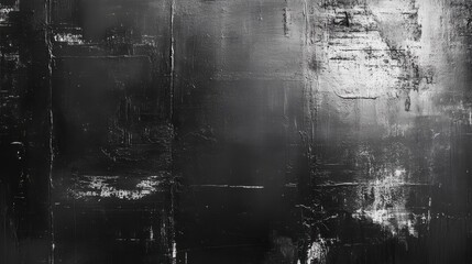 Naklejka premium Abstract Black and White Texture with Grunge Style for Background or Artistic Projects, Modern Design Element for Creative Use