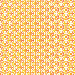 seamless pattern with yellow flowers