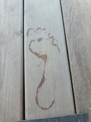 
Traces, foot, detective, trace, rain man, invisible, foot, orthopedics, health, imprint, village,...