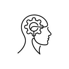 Artificial Intelligence Brain Machine Learning Icon