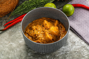 Indian cuisne - Chicken massala with sauce