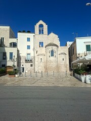 Fototapeta premium Close up photo of Bari city. Italy, 10 of August. 2025
