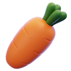Carrot 3D Icon.