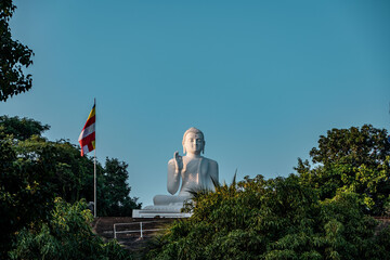 buddha statue in the temple of Mihintale, sri lanka