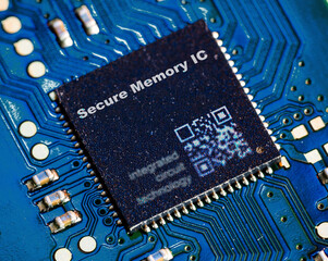Secure Memory IC Memory ICs with built-in encryption and tamper-proof features.