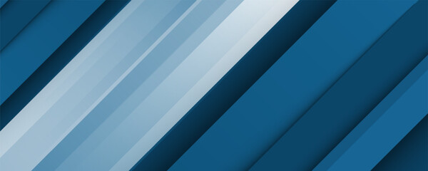 Obraz premium Blue abstract background with white color. Abstract blue background with square shapes.