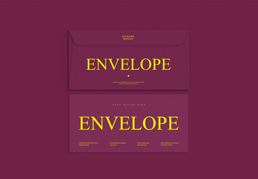 Premium Business Envelope Mockup Template