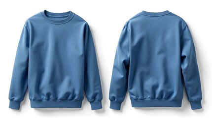 Mockup blank blue sweater