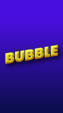 Bubble Text Animation