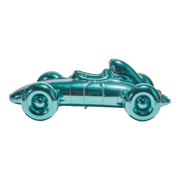 Fototapeta Transparent Vintage Car Toy in Bright Colors