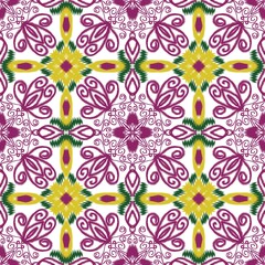 Verdant Bloom  A Symmetrical Garden in Motion pattern seamless