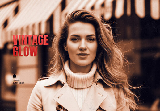 Vintage Glow Photo Effect