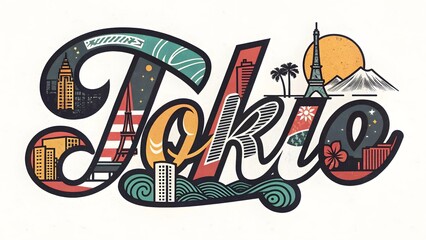 Tokyo Typography Design