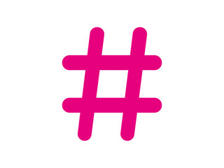 Obraz premium hashtag icon