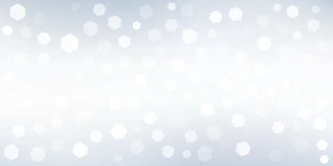 Abstract white and grey hexagonal pattern background design. Modern simple overlapping hexagon geometric element with molecular structures. Medical science technology concept. Vector illustration
