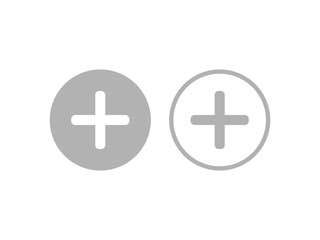 Obraz premium plus button sign