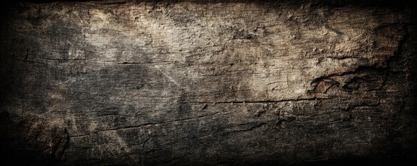 Obraz premium Dark, textured wooden surface with aged, distressed appearance