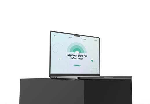 High-Resolution Laptop Screen Mockup