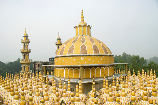 Nice view of 201 Gambuj Mosque at Tangail