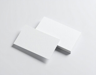 Modern business card mock up isolated on white background