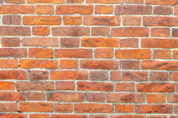 Background of an old 19th-century brick wall.