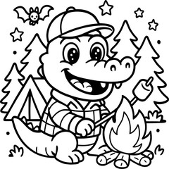 Obraz premium camp fire1