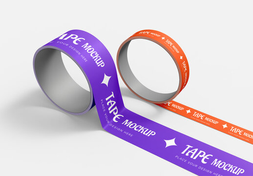 Roll Tape Mockup