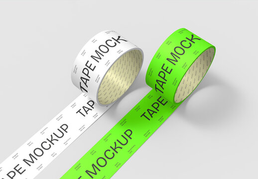 Adhesive Roll Tape Mockup