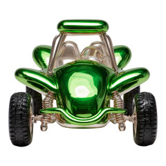 Vibrant Transparent Green Racing Toy Car Model