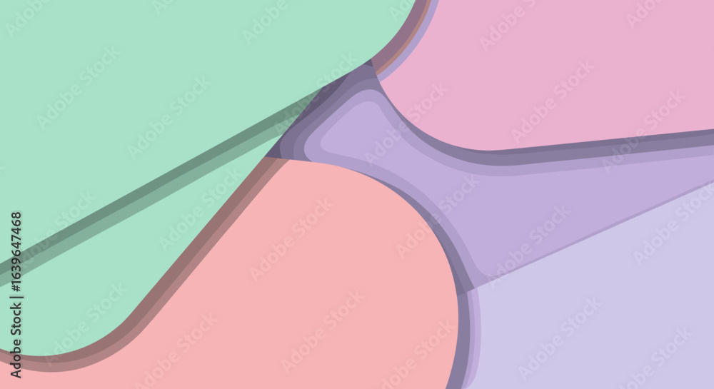 Poster abstract shapes design digital art colorful background creative environment modern viewpoint. vector