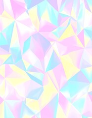 A vibrant abstract geometric background featuring intricate polygonal shapes in various colors, creating a dynamic and modern visual effect.