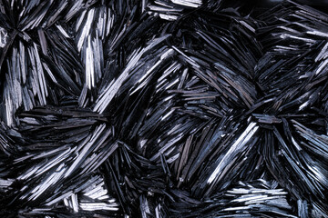 Hematite blades crystals. Specimen from Clara Mine, Oberwolfach, Germany. Micro photography extreme...