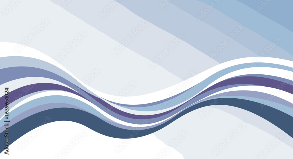 Poster fluid wave design concept abstract art digital medium soft color palette modern aesthetics visual ha