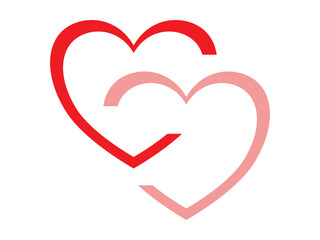 Minimalist Love Icon Wedding Vector