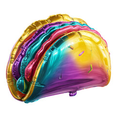 Colorful Transparent Taco Shape Balloon Decoration