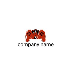 The logo features a pair of red game sticks facing each other, forming a visual resembling a monster's hand or claw in the middle.