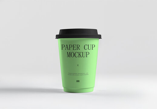 Takeaway Paper Coffee Cup Mockup