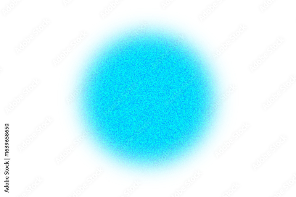 Poster abstract blurry blue circle shape noise texture design overlay element