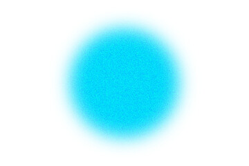 Abstract blurry blue circle shape noise texture design overlay element