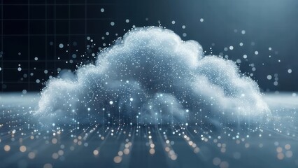 Abstract cloud data visualization