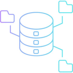 Gradient Database Icon
