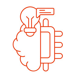 Ai Insights Line Icon