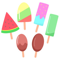 ice cream, dessert, food, sweet, cold, chocolate, summer, strawberry, delicious, watermelon